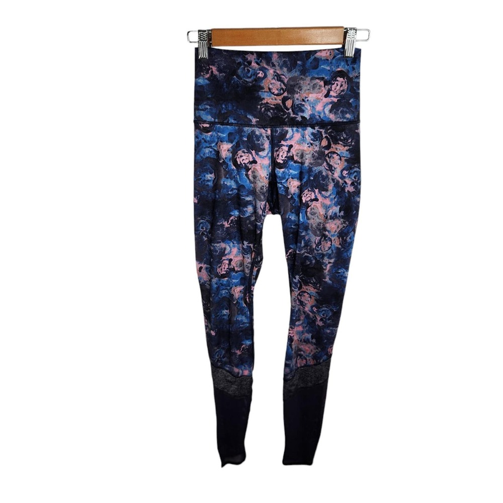 Lululemon If You're Lucky Pant Full Luxtreme Moody Mirage Bark Berry‎ Deep Navy